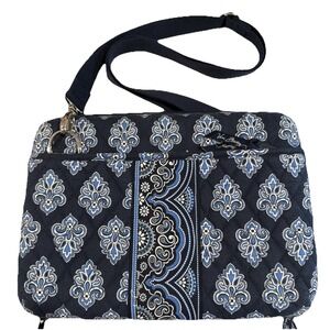 Vera Bradley Calypso Blue Hard shell Tablet Carrier Adjustable Shoulder Strap‎